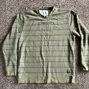 O'Neill Olive and Blue Knit Sweater